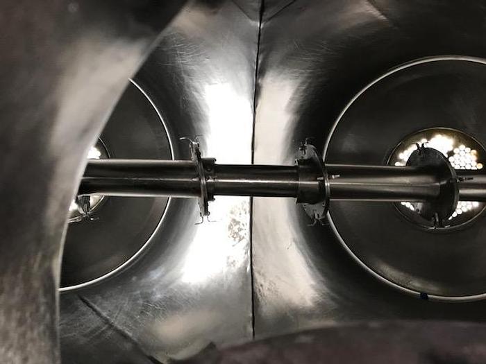 Used 40 CU. FT. P-K TWIN SHELL BLENDER - S/S WITH BAR