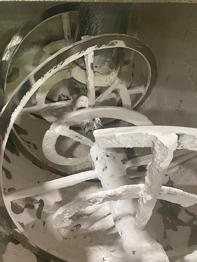 Used 87 CU. FT. WORKING CAPACITY RIBBON BLENDER - S/S - JACKETED - 10 HP