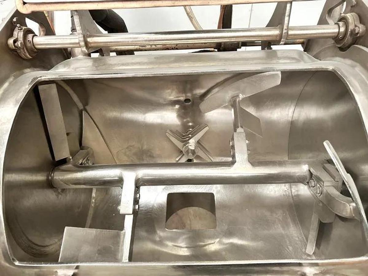 Used LITTLEFORD PLOUGH MIXER - MODEL FM 130-D - S/S - JACKETED - VACUUM RATED