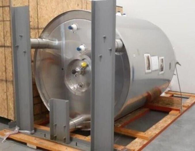 Used 1000 GALLON LEE SANITARY JACKETED KETTLE WITH SWEEP & SCRAPE MIXER