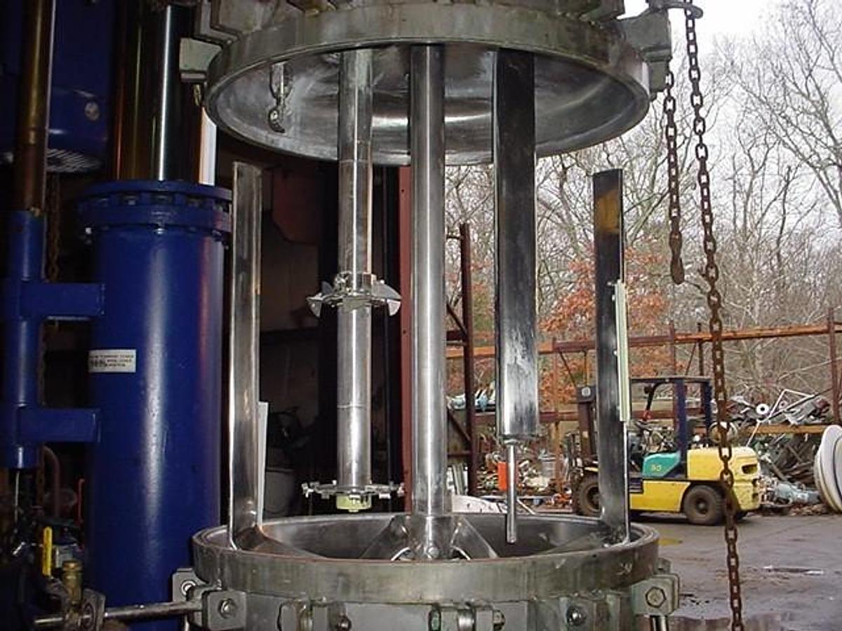 Used 100 GALLON HOCKMEYER DUAL SHAFT MIXER – S/S – VACUUM – JACKETED (#9212)