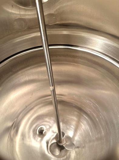 Used 2 GALLON LEE S/S JACKETED REACTOR AND MIXER