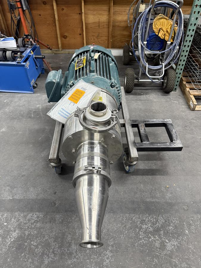 Used 40 HP ADMIX DYNASHEAR INLINE HIGH VOLUME/HIGH SHEAR MIXER - 316L S/S