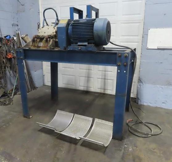 Used 50 HP MIKROPUL HOSAKAWA S/S  HAMMER MILL PULVERIZER 3 TH