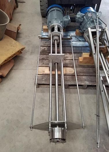 Used GREERCO HIGH SHEAR REVERSIBLE HOMOGENIZER / DISPERSER / EMULSIFIER