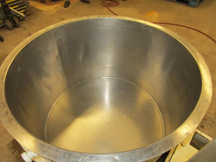 Used 75 GALLON ROSS DOUBLE PLANETARY MIXER - NON-VACUUM WITH (2) SINGLE WALL MIX CANS