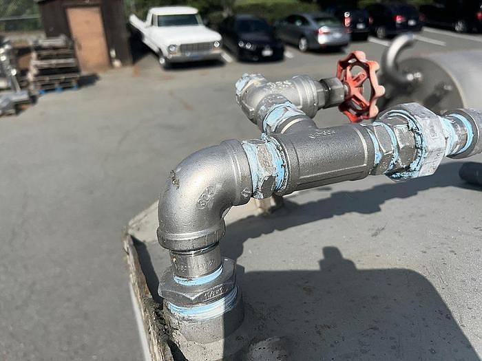 Used 4000 GALLON MODERN WELDING DOUBLE WALL VESSEL TANK S/S UL-142