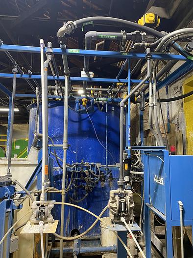 Used 3' x 4' ALAR ROTARY VACUUM DRUM FILTER - MODEL 340