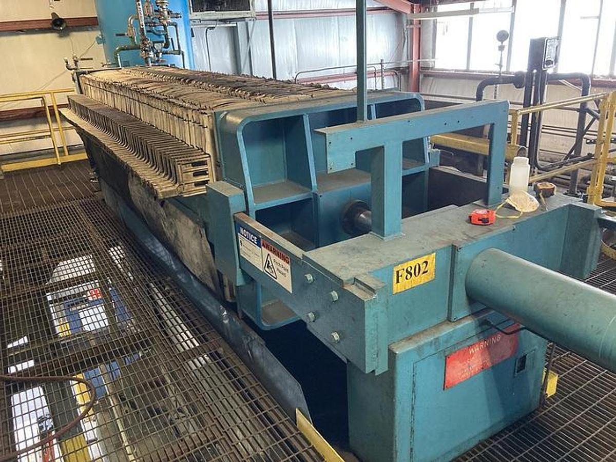 Used 50 CU. FT. JWI FILTER PRESS