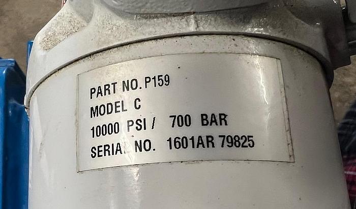 Used 2 CU. FT. MET-CHEM FILTER PRESS - 470 MM - MANUAL - C.G.R.