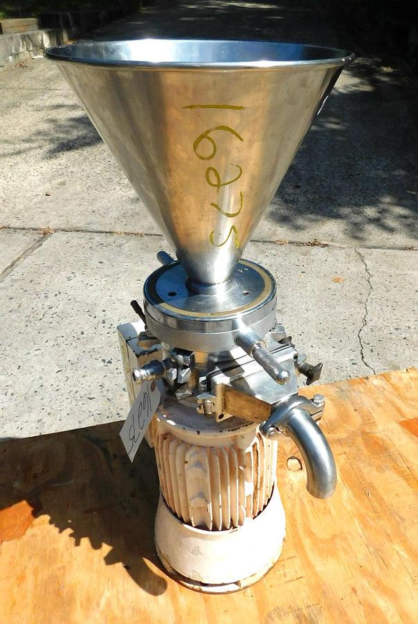 Used LEUMANN AND UHLMANN VERTICAL COLLOID MILL MODEL D 112 MS