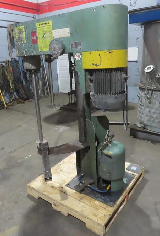 Used 20 HP SCHOLD HIGH SPEED DISPERSER - AIR/OIL LIFT