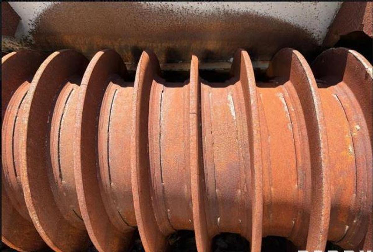 Used 25.6" x 30'8" SINGLE SCREW JACKETED COOLING SCREW - C/S