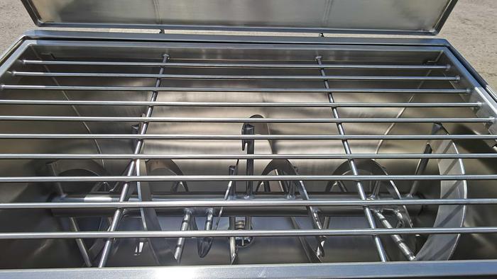 NEW 10 CU. FT. DOUBLE RIBBON BLENDER - S/S - 7.5 HP