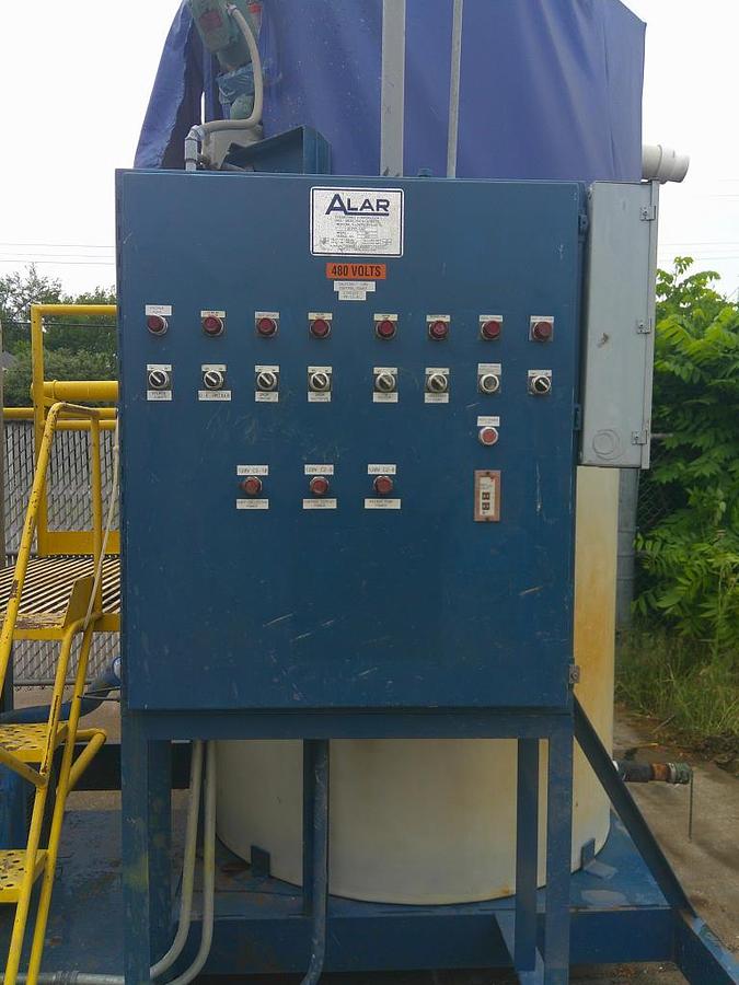 Used 6 FT x 6 FT ALAR ROTARY VACUUM DRUM FILTER - S/S DRUM