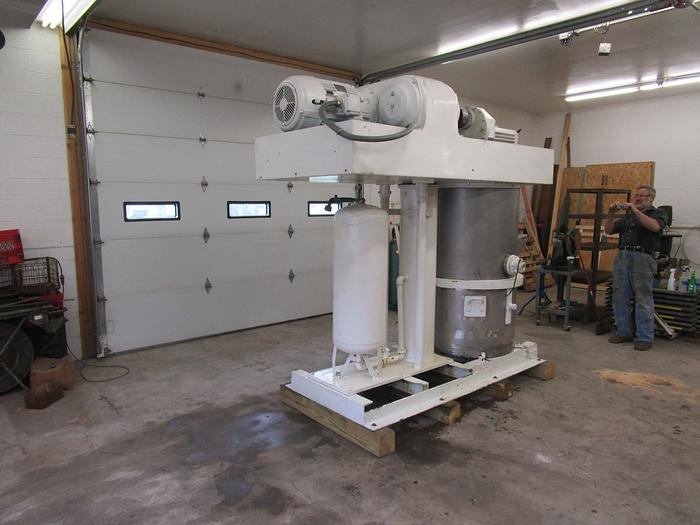 Used 75 GALLON ROSS DOUBLE PLANETARY MIXER - NON-VACUUM WITH (2) SINGLE WALL MIX CANS