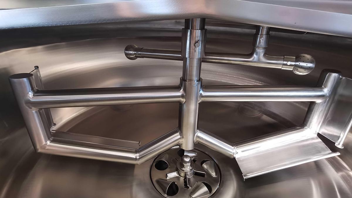 NEW 100 GALLON SINGLE SHELL LIQUIFIER WITH TOP AGITATOR