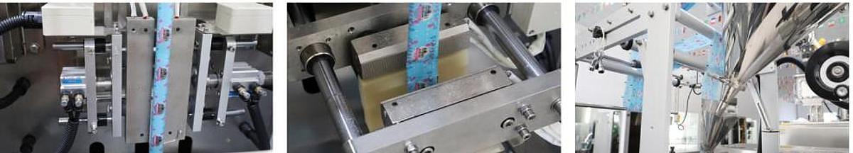 VERTICAL SINGLE-LANE CLAMP AND PULL POWDER PACKAGING MACHINE - LC-200B-FM