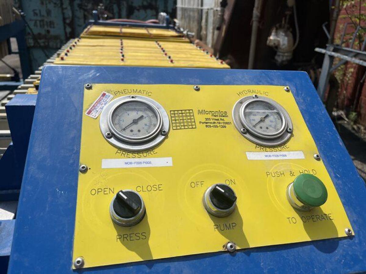 Used 5 CU. FT. NEVER USED MEMBRANE SQUEEZE FILTER PRESS