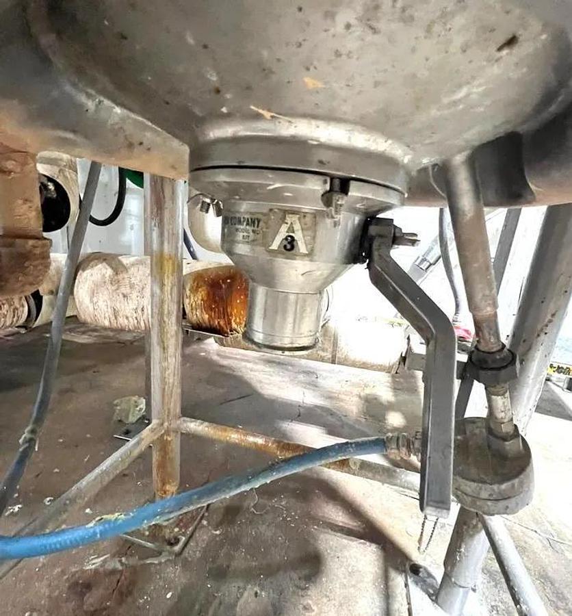 Used 100 GALLON FELDMEIER TWIN ACTION AGITATED TANK - S/S - 100 PSI JACKET