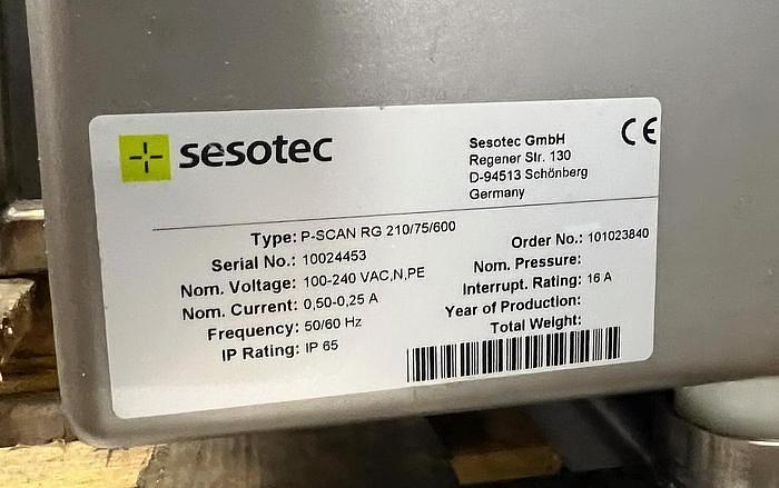 Used USED SESOTEC P-SCAN RG GRAVITY FALL METAL DETECTOR
