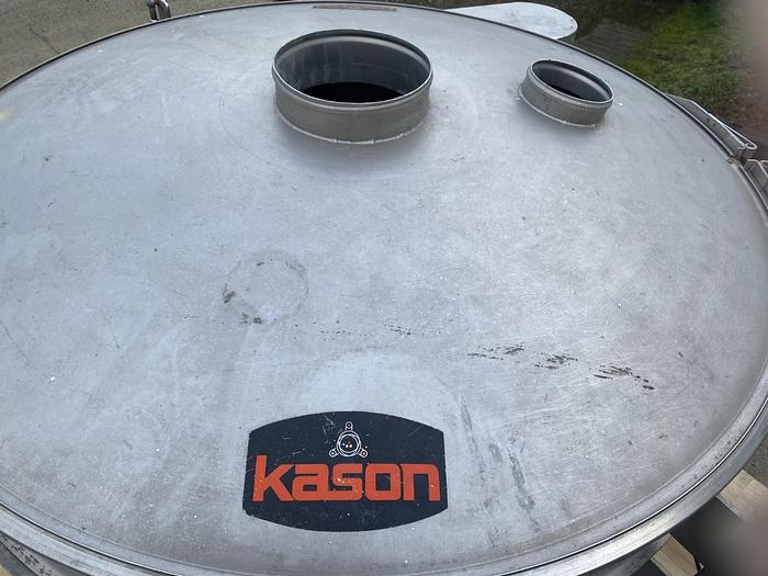 Used 48" KASON SCREENER - S/S - 2 DECK - 3 SPOUT - TOP COVER