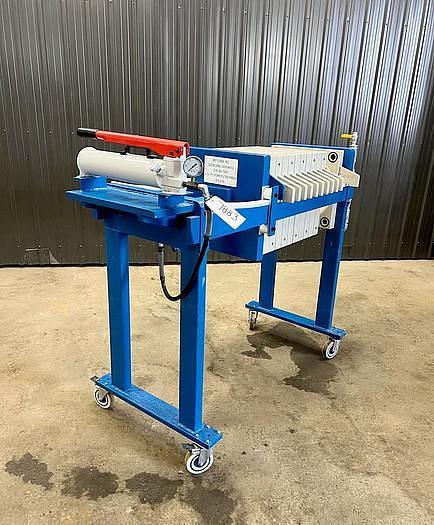Used 2 CU. FT. MET-CHEM FILTER PRESS - 470 MM - MANUAL - C.G.R.
