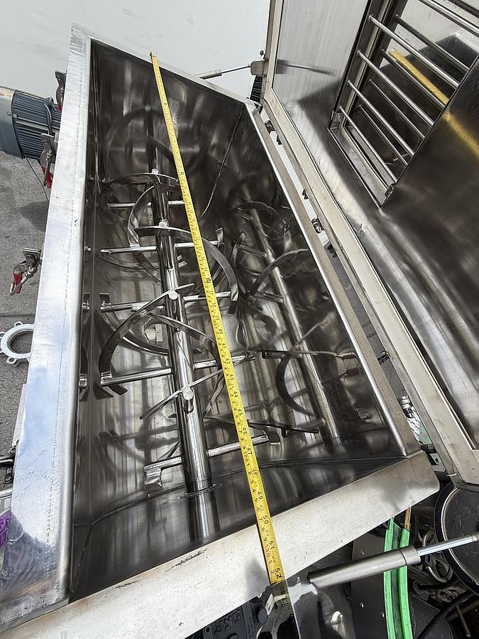 Used 13 CU. FT. CAPTEK DOUBLE RIBBON BLENDER - S/S