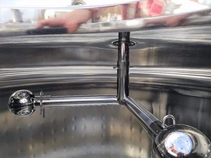 Used 340 GALLON / 1300 LITER DCI REACTOR - 316L S/S - 60 PSI/FV/125 PSI