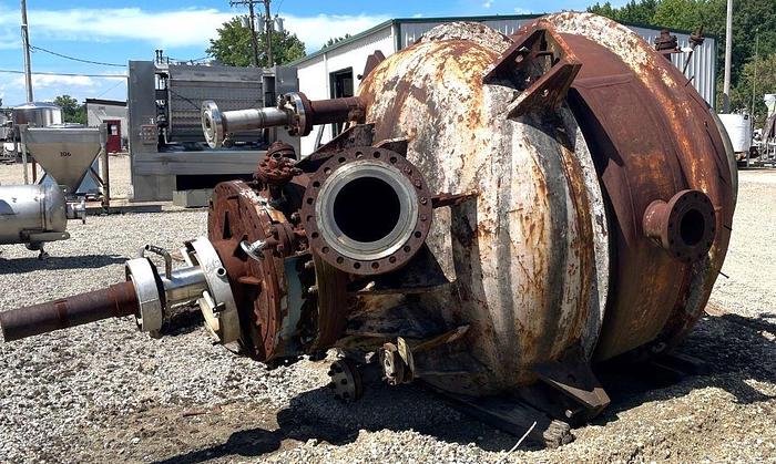 Used 1500 GALLON HITACHI S/S ESTERIFICATION/POLYMERIZATION REACTORS