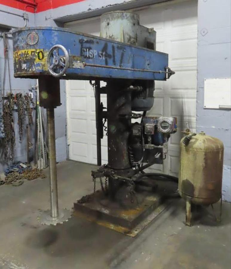 Used 50 HP HOCKMEYER HIGH SPEED DISPERSER - S/S - VARI-SPEED - XP
