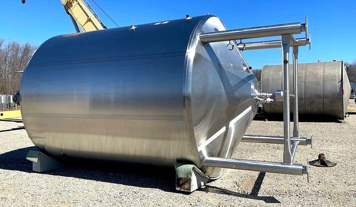 Used 7,500 GALLON FELDMEIER PROCESSOR TANK - SANITARY S/S - JACKETED