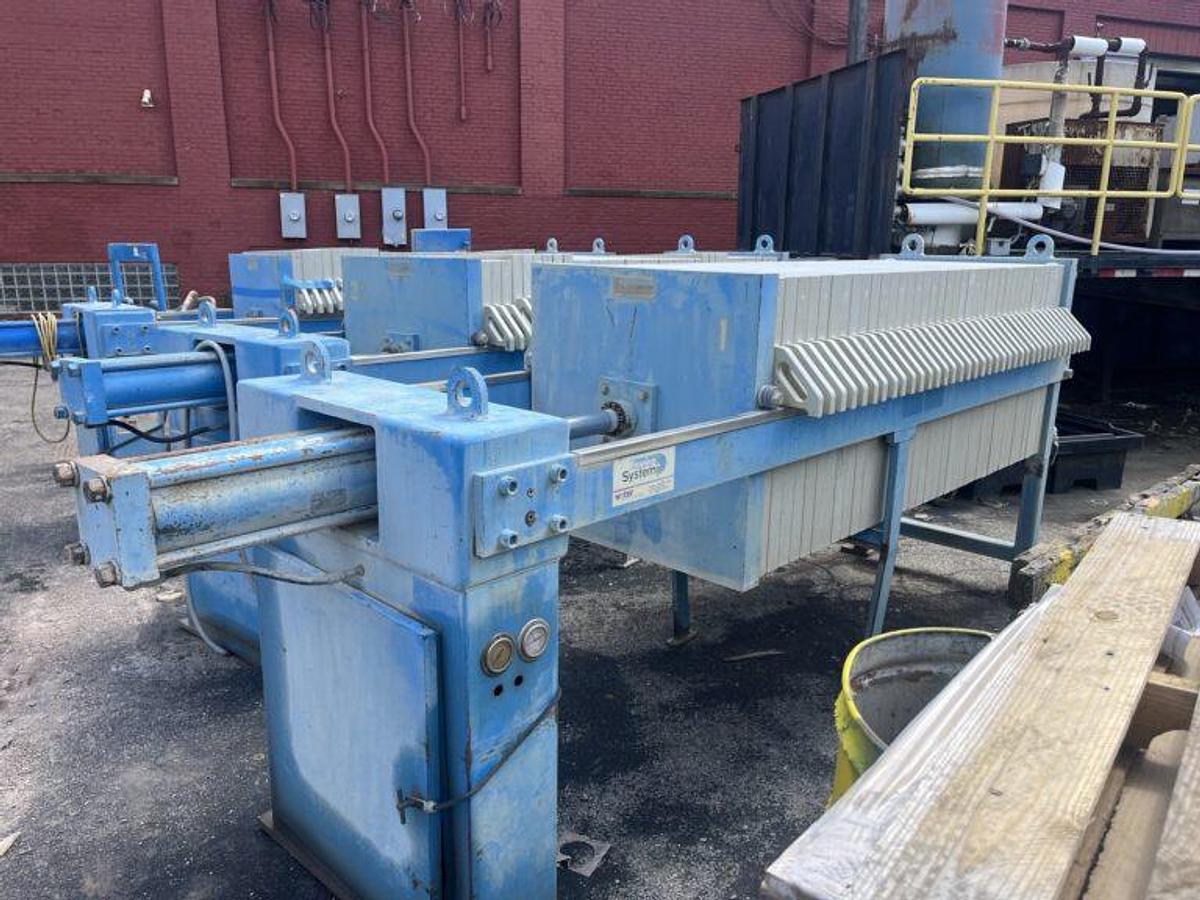 Used 20 CU. FT. PARKSON FILTER PRESS - 800 MM - CGR