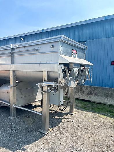 Used 150 CU. FT. RIETZ S/S DOUBLE RIBBON BLENDER