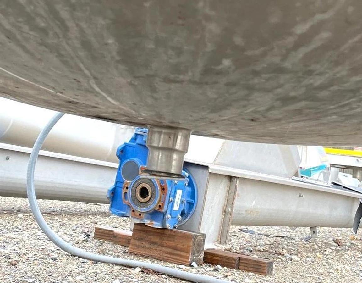 Used 550 GALLON (2100 LITER) PRECISION STAINLESS VACUUM MIX TANK - 316L S/S