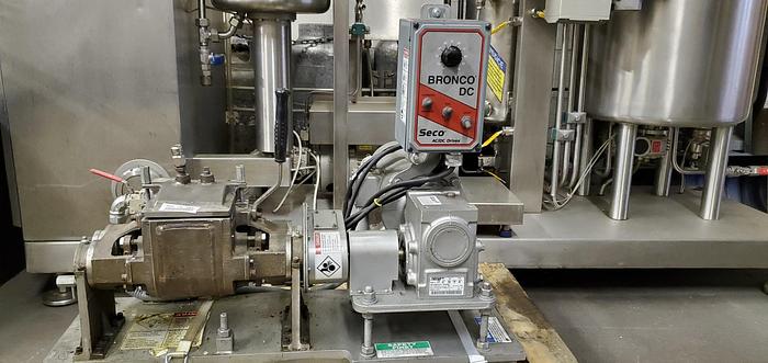 Used 1 QUART AARON LAB DOUBLE ARM SIGMA MIXER - S/S - VACUUM - JACKETED