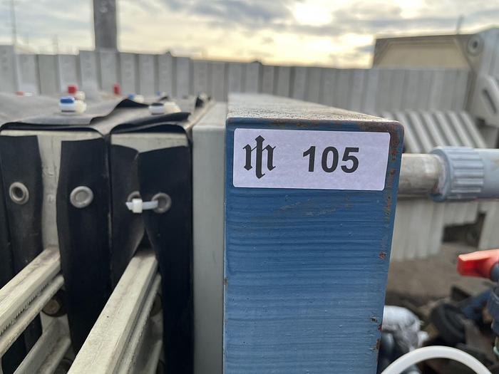 Used 1 CU. FT. J & T TECHNOLOGIES MEMBRANE FILTER PRESS - 470 MM - MANUAL