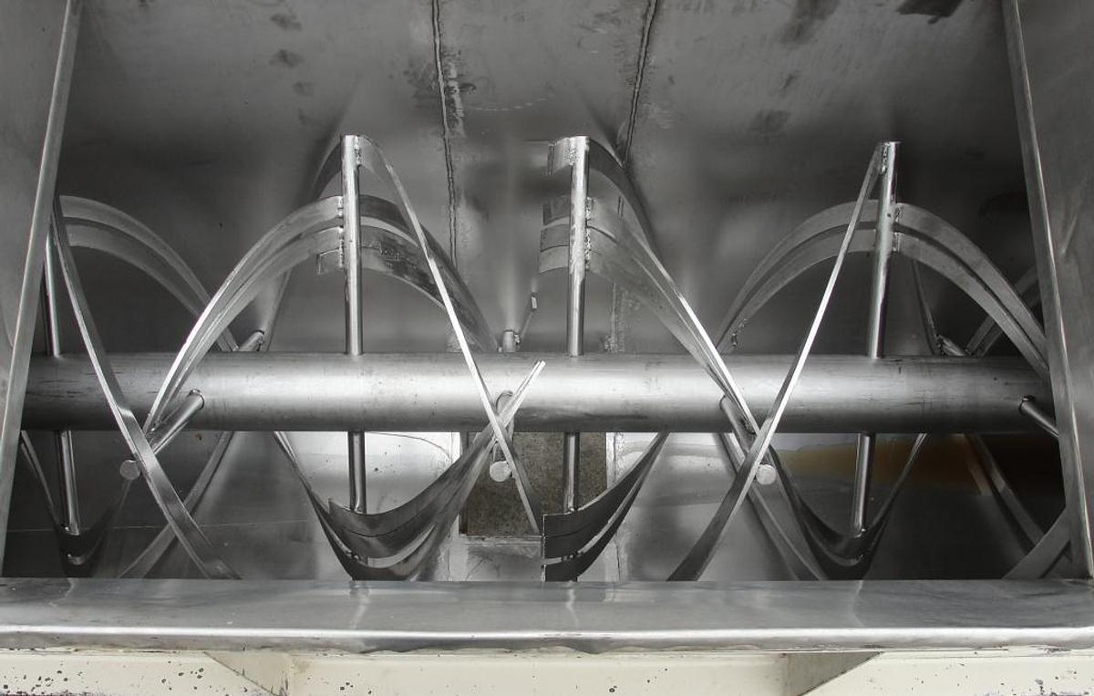 Used 60 CU. FT. DOUBLE RIBBON BLENDER - S/S CLAD - 15 HP