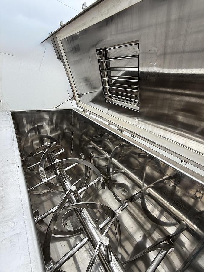 Used 13 CU. FT. CAPTEK DOUBLE RIBBON BLENDER - S/S