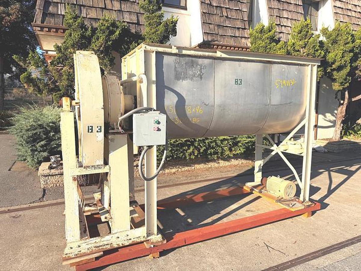Used 50 CU. FT. STRONG SCOTT RIBBON BLENDER - S/S - 10 HP