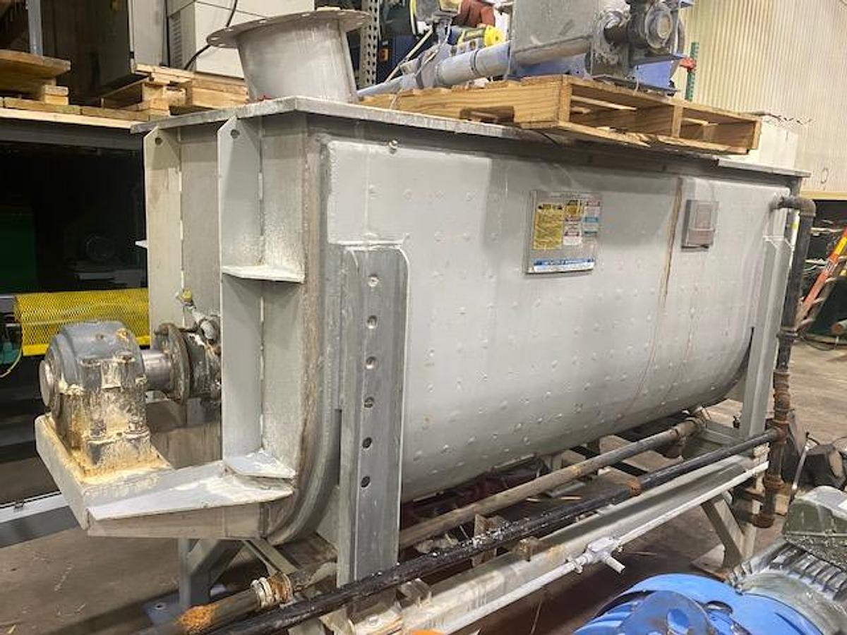 Used 87 CU. FT. WORKING CAPACITY RIBBON BLENDER - S/S - JACKETED - 10 HP
