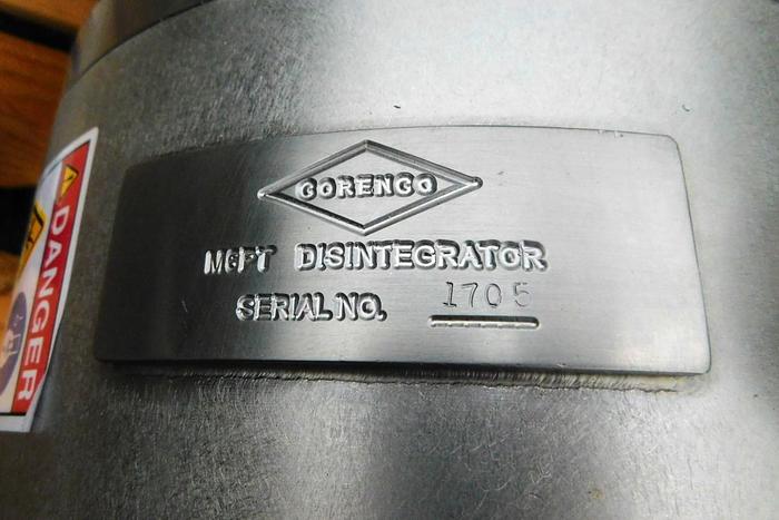 Used CORENCO IN LINE CONTINUOUS DISENTEGRATOR MILL S/S MODEL  M6PT
