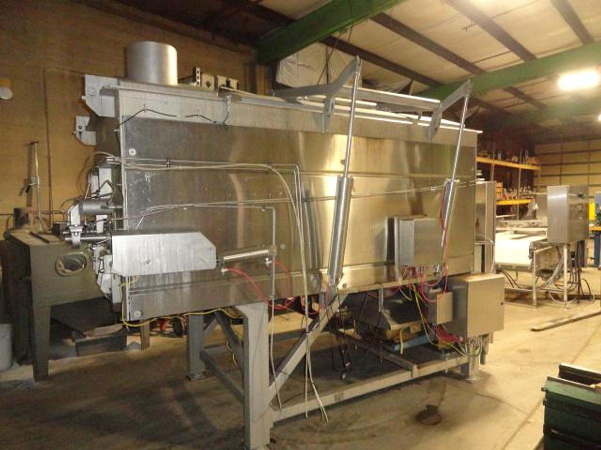 Used 28" x 10' BLENTECH TWIN SCREW HOLLOW FLIGHT BLENDER - S/S - JACKETED