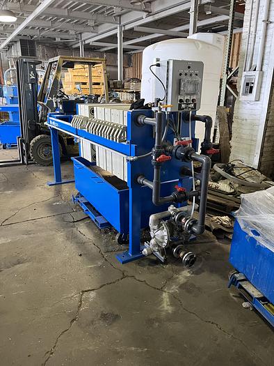 NEW 5 CU. FT. MET-CHEM FILTER PRESS - EXPANDABLE TO 8 CU. FT. 