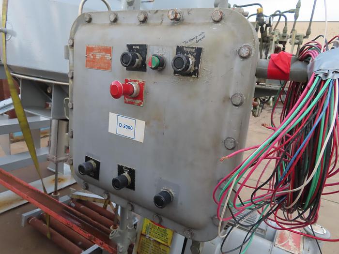 Used 10 CU. FT. GEMCO SLANT CONE ROTARY VACUUM DRYER - GEMCOMATIC LOADING SYSTEM - 316L S/S