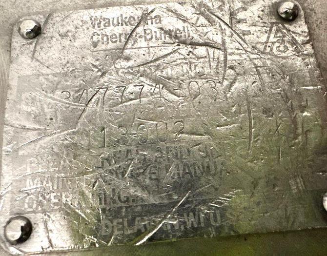 Used 10 HP WAUKESHA CHERRY-BURRELL POSITIVE DISPLACEMENT PUMP - S/S