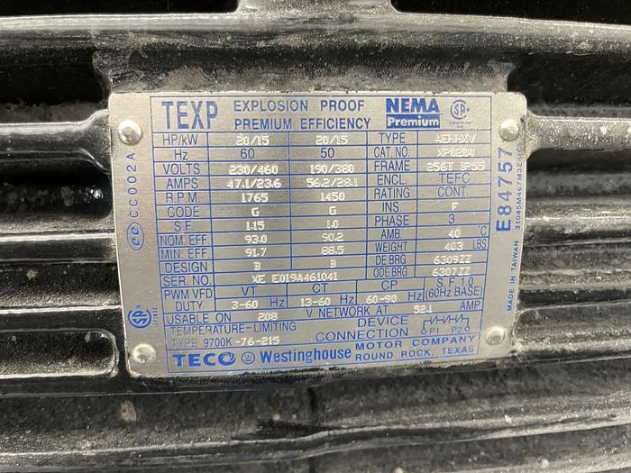 Used 14" x 56" KUBCO 2 STAGE DECANTER CENTRIFUGE