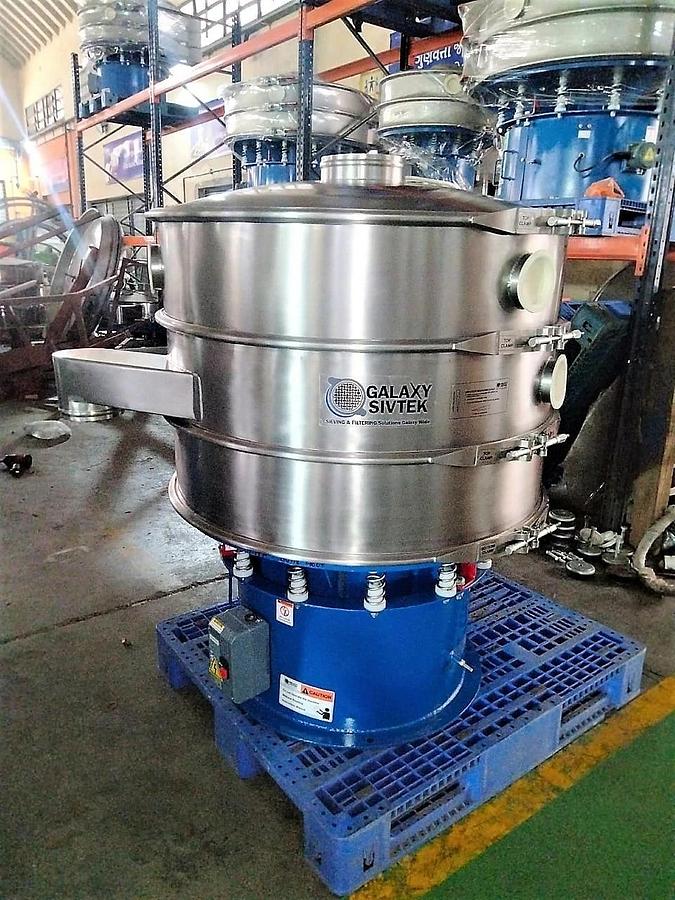 NEW 40" CIRCULAR SCREENER - S/S - 2 DECK (3 SPOUT)