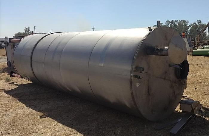 Used 3,600 GALLON S/S CONE BOTTOM MOUNTED
