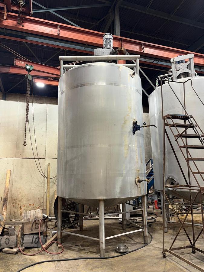 Used 3,840 GALLON MIX TANK - T-316L S/S